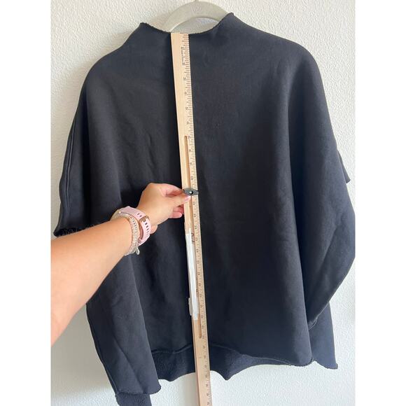 Frank & Eileen Audrey Funnel Neck Capelet One Size black - Picture 8 of 12